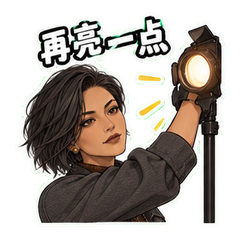 侧台灯光师朝岚 sticker 3