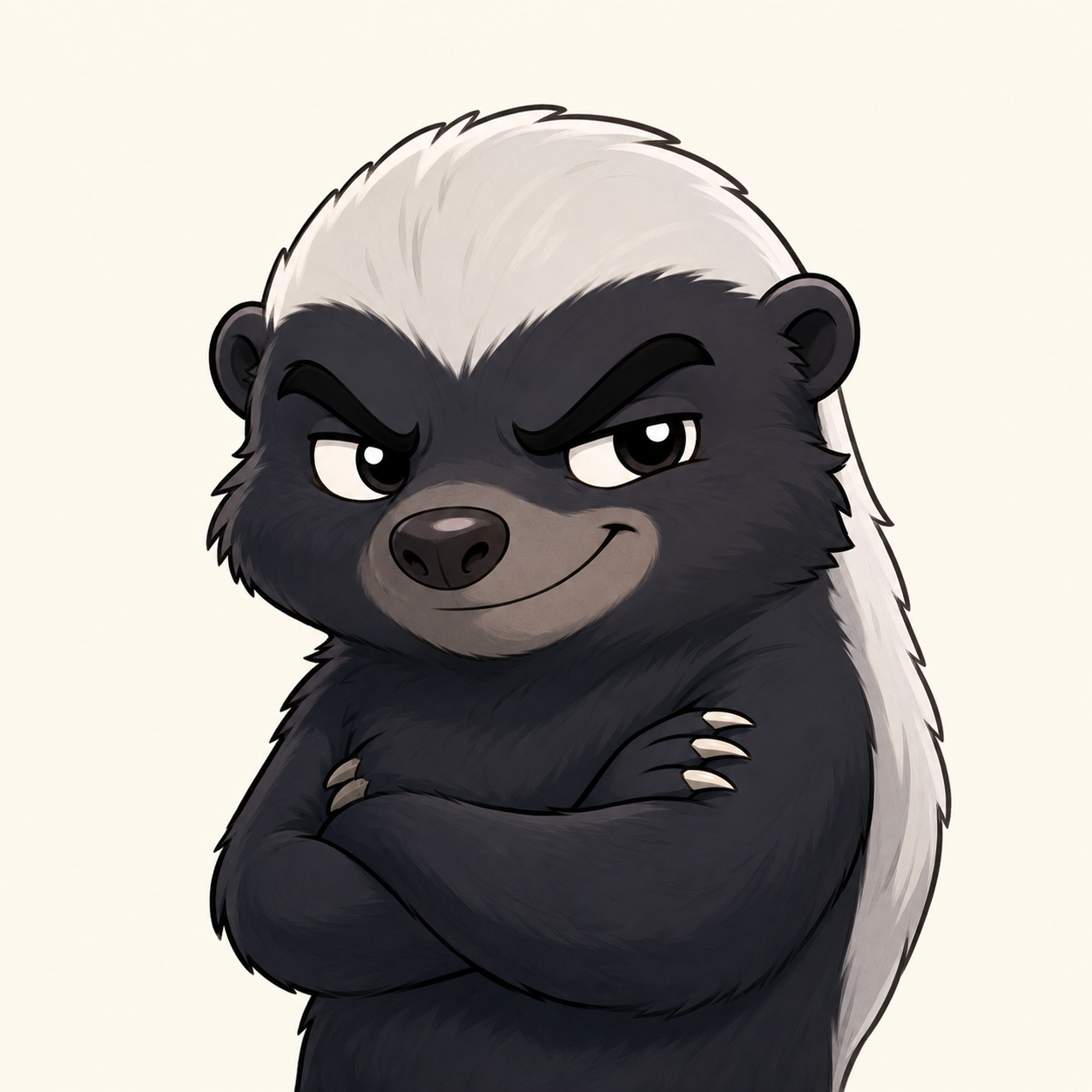Honey Badger Attitude Sticker Pack character image