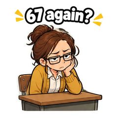 67 Brainrot Reaction Stickers #2