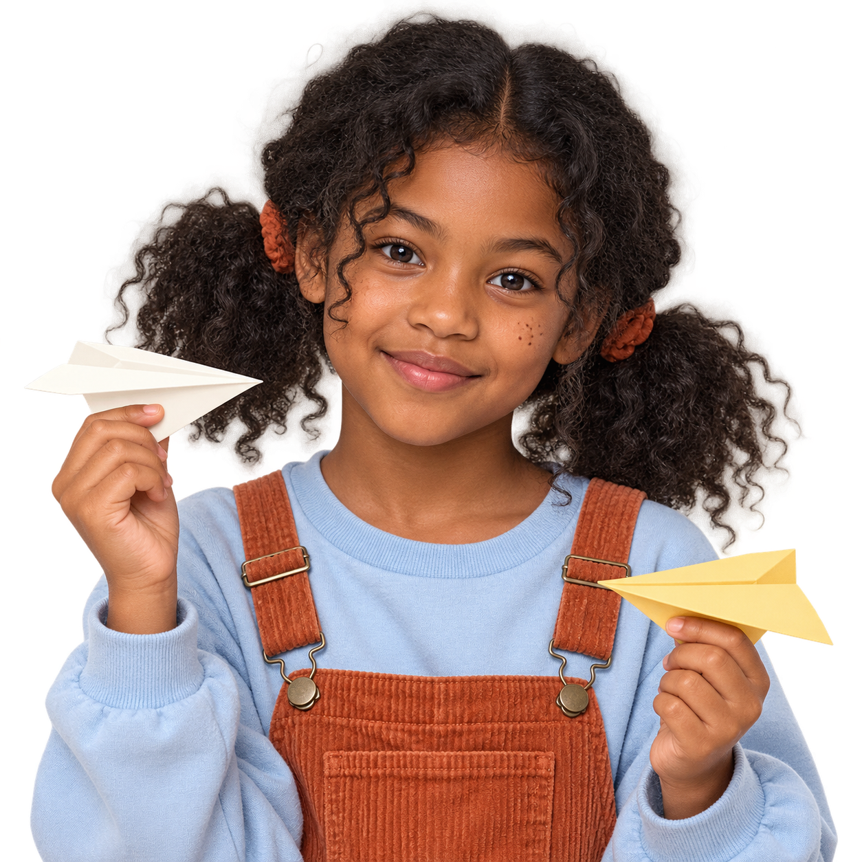 Nia Tests Paper Airplanes character image