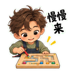 磁力桌边的星禾 sticker 2