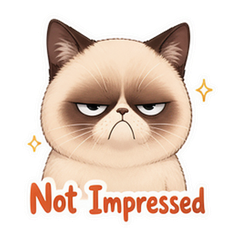 Grumpy Cat Fan Stickers #2