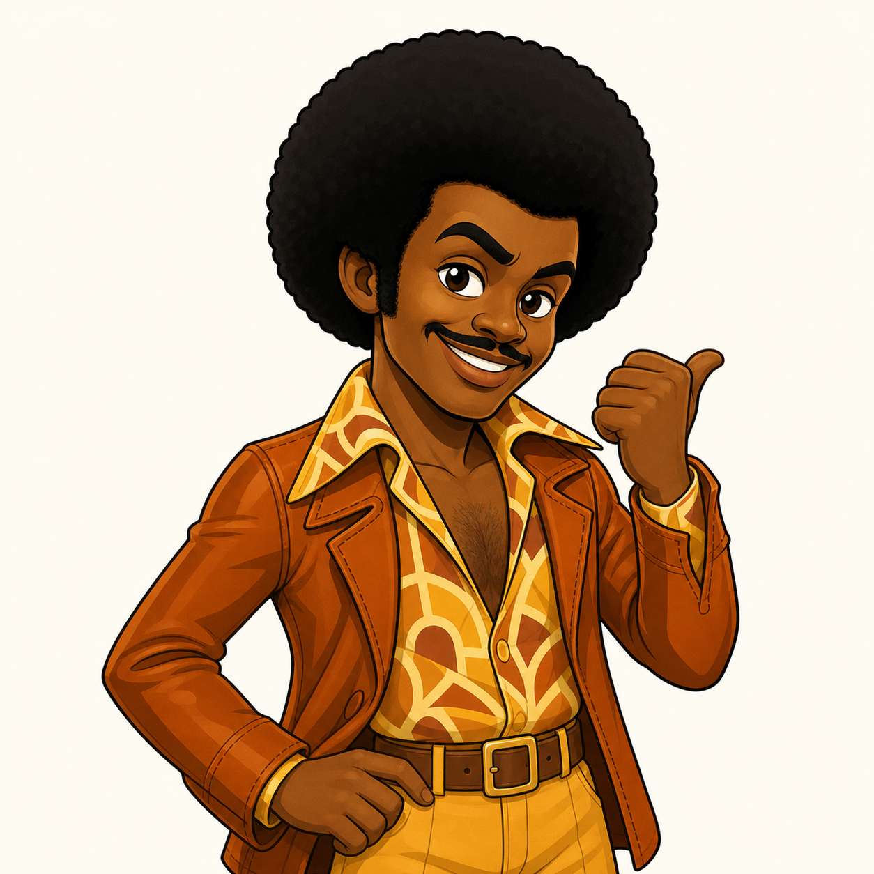 Imagen del personaje de Makmende Cartoon Sticker Pack