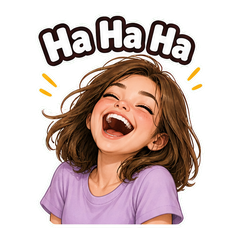Chloe Laughing Meme Pack sticker 2