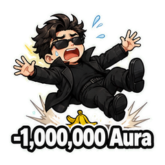 Aura Farming Meme Pack sticker 4