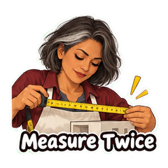 Anika at the Model Bench sticker 3