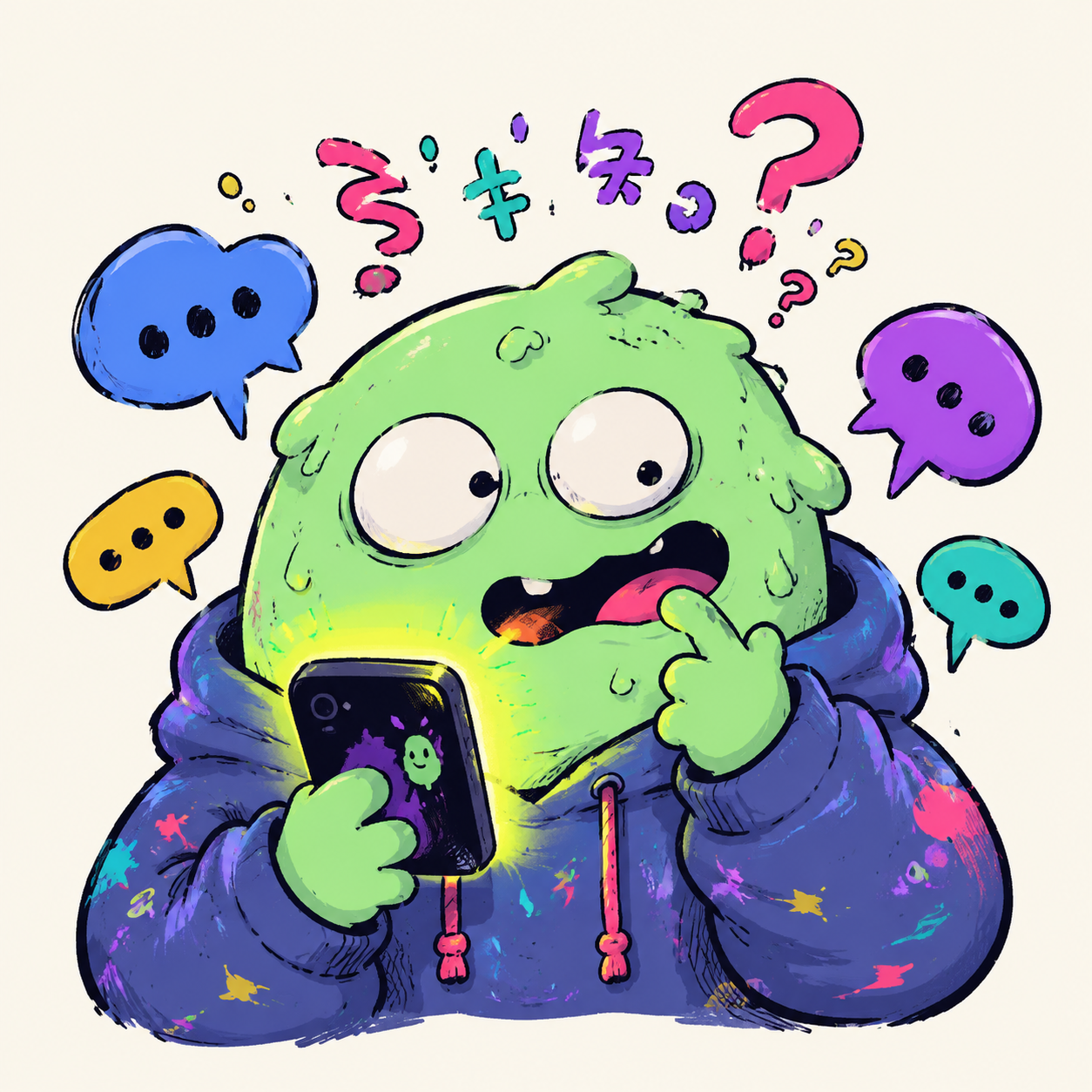 抽象网友发疯角色图
