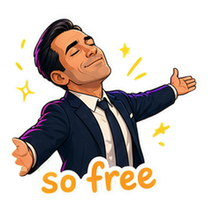 Jon Hamm Dancing Sticker Pack #3