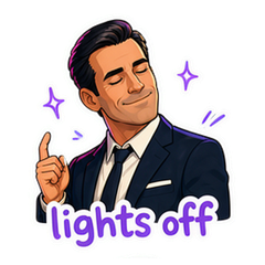Jon Hamm Dancing Sticker Pack #1