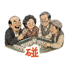 麻将四人 #1