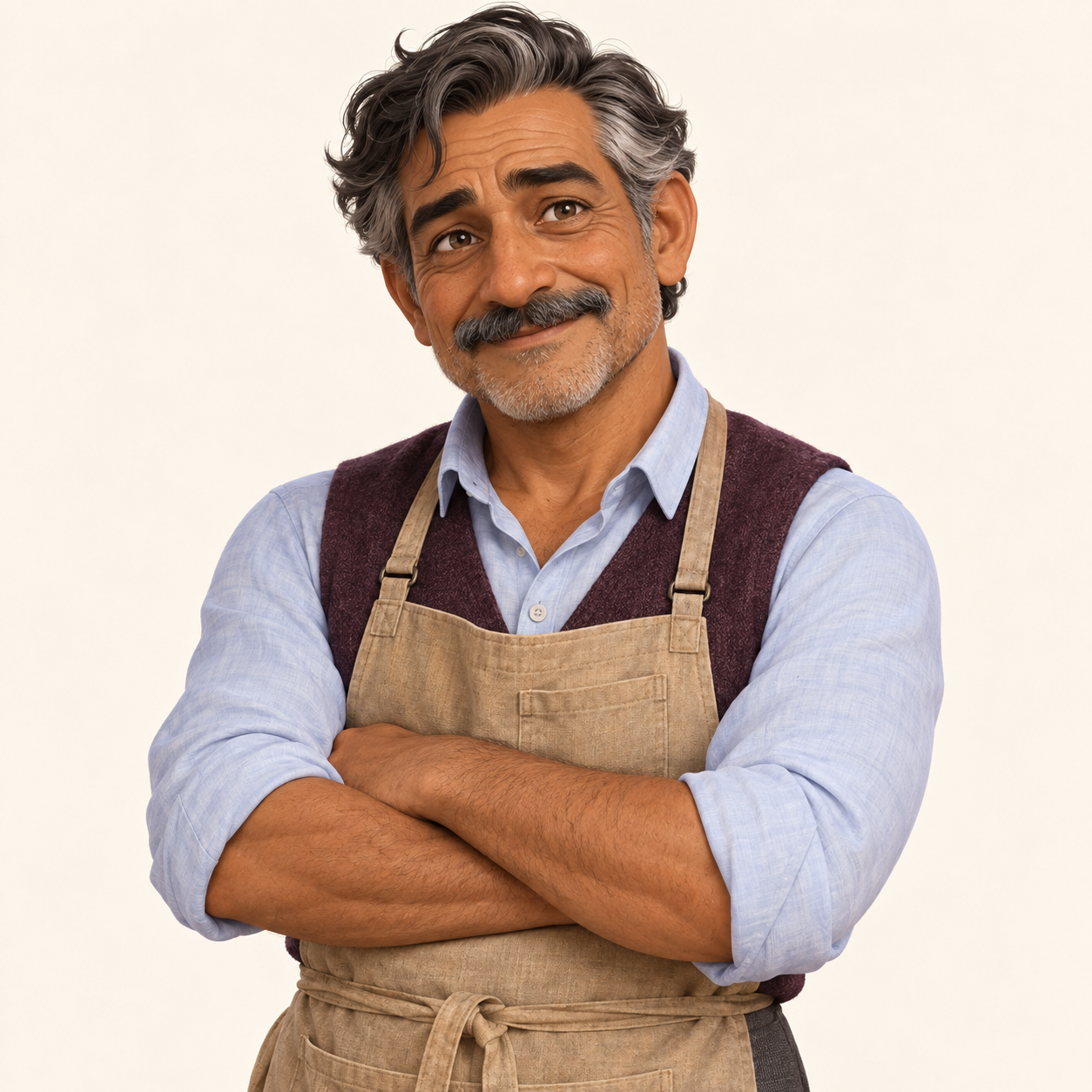Elias at the Umbrella Bench character image