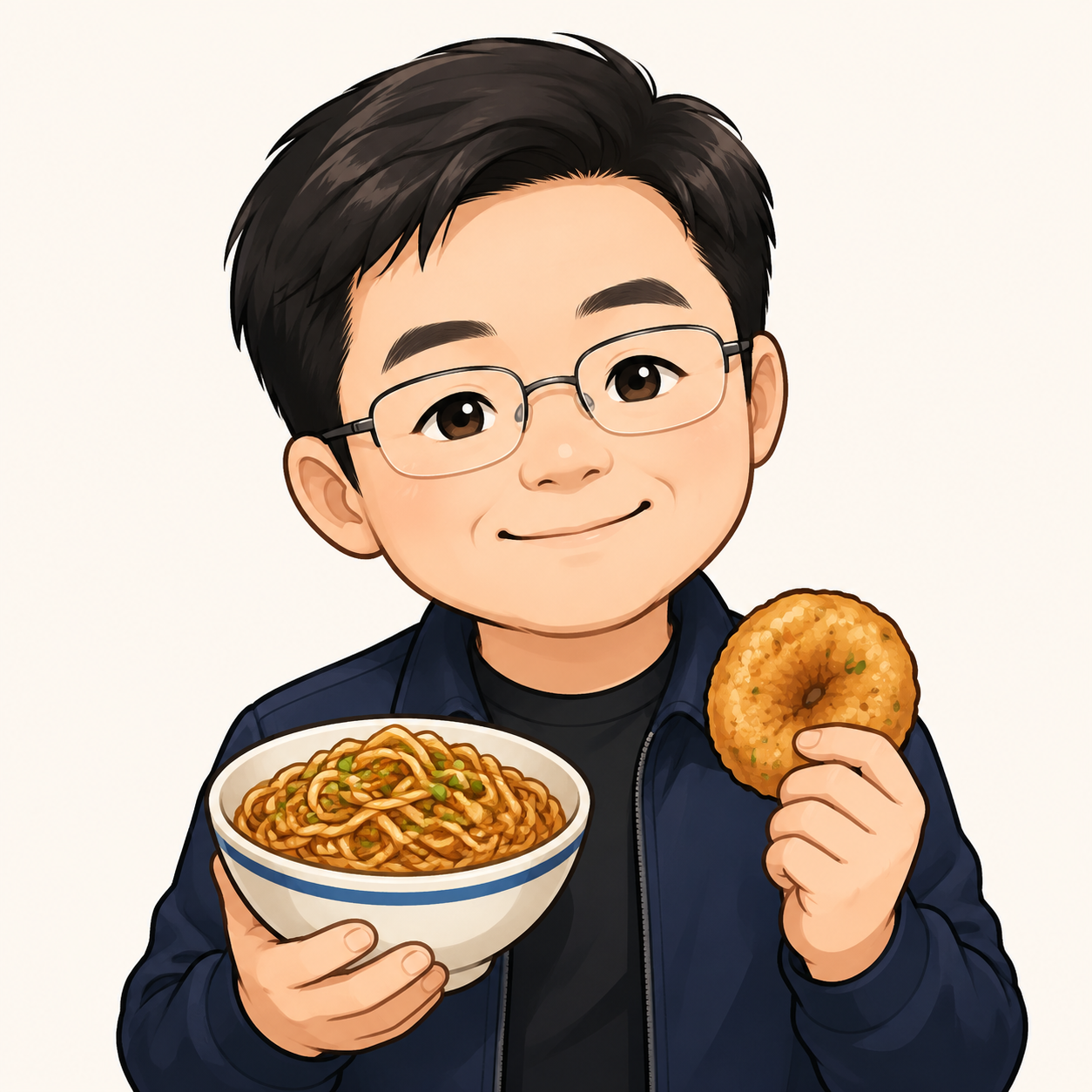 雷总吃热干面角色图
