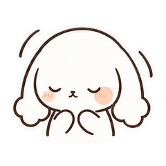 奶泡垂耳兔 sticker 3
