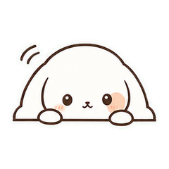奶泡垂耳兔 sticker 1