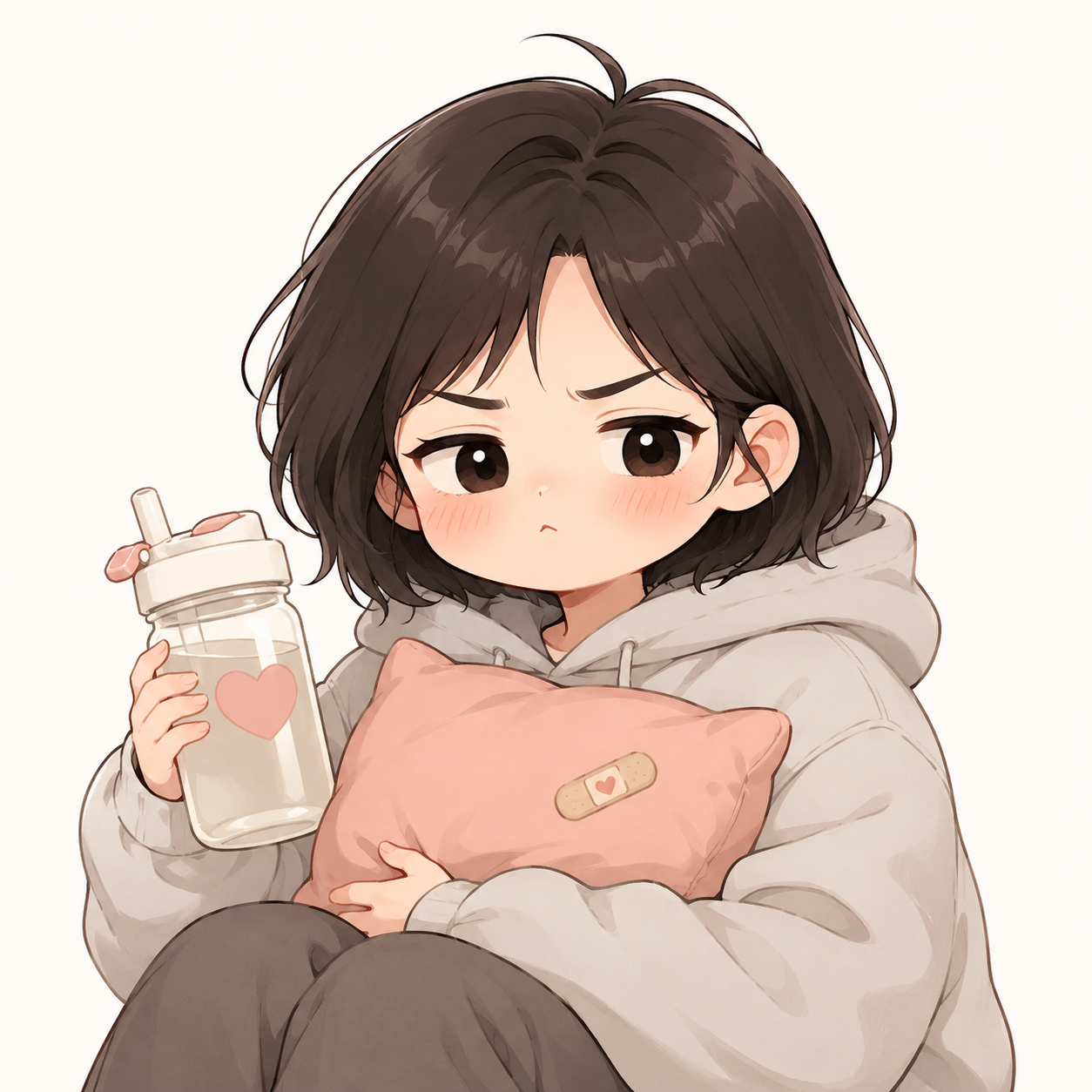 嘴硬贴心的自己角色图