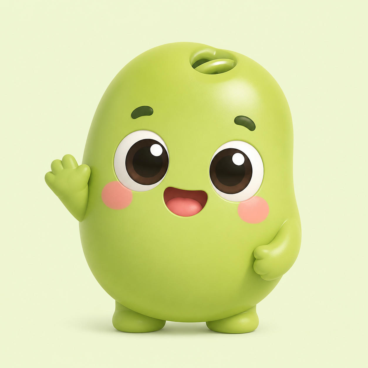 绿豆眼仔角色图