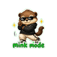 Mink Dance Challenge Stickers #1