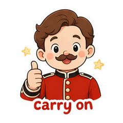 Keep Calm Cartoon Sticker Pack #2