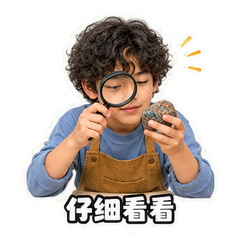 矿石桌边的予安 sticker 2