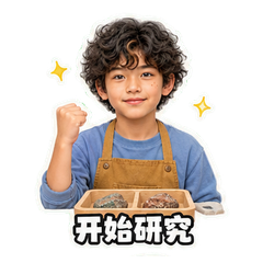 矿石桌边的予安 sticker 1
