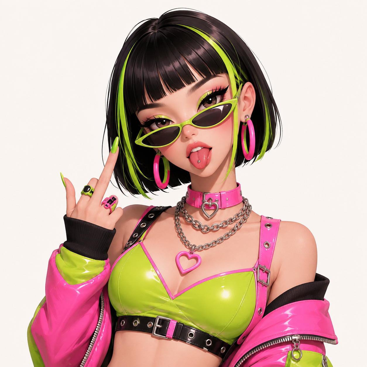 Brat Summer Stickers character image