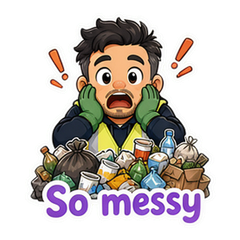 Cleaning Guy Meme Stickers #2