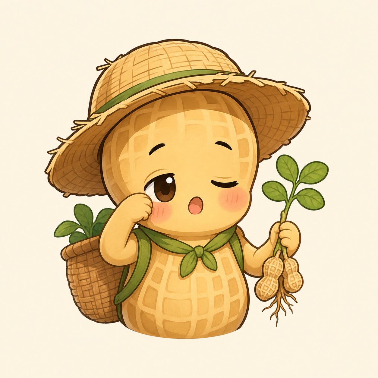 凌晨拔花生