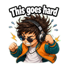 Shooting Stars Meme Sticker Pack sticker 2