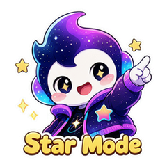 Shooting Stars Sticker Pack #1