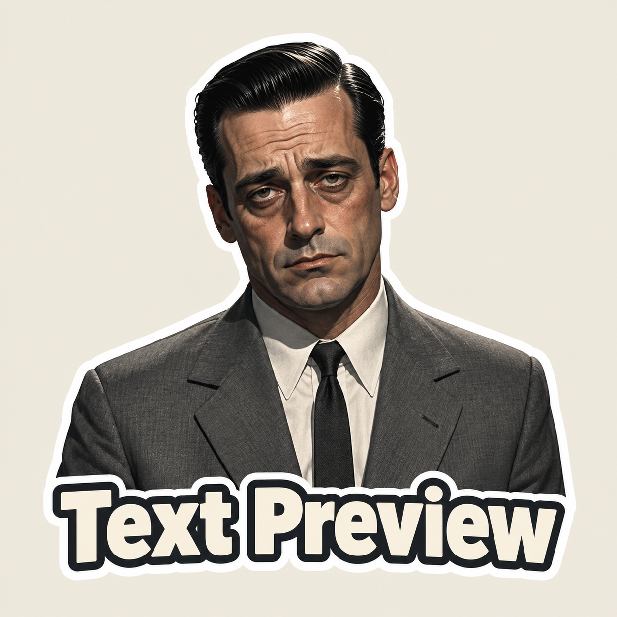 The Exhausted Executive Sticker Pack character image