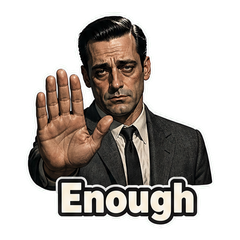 The Exhausted Executive Sticker Pack sticker 4