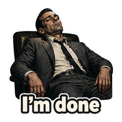 The Exhausted Executive Sticker Pack sticker 2