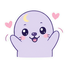 月牙小海豹 sticker 2