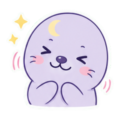月牙小海豹 sticker 1