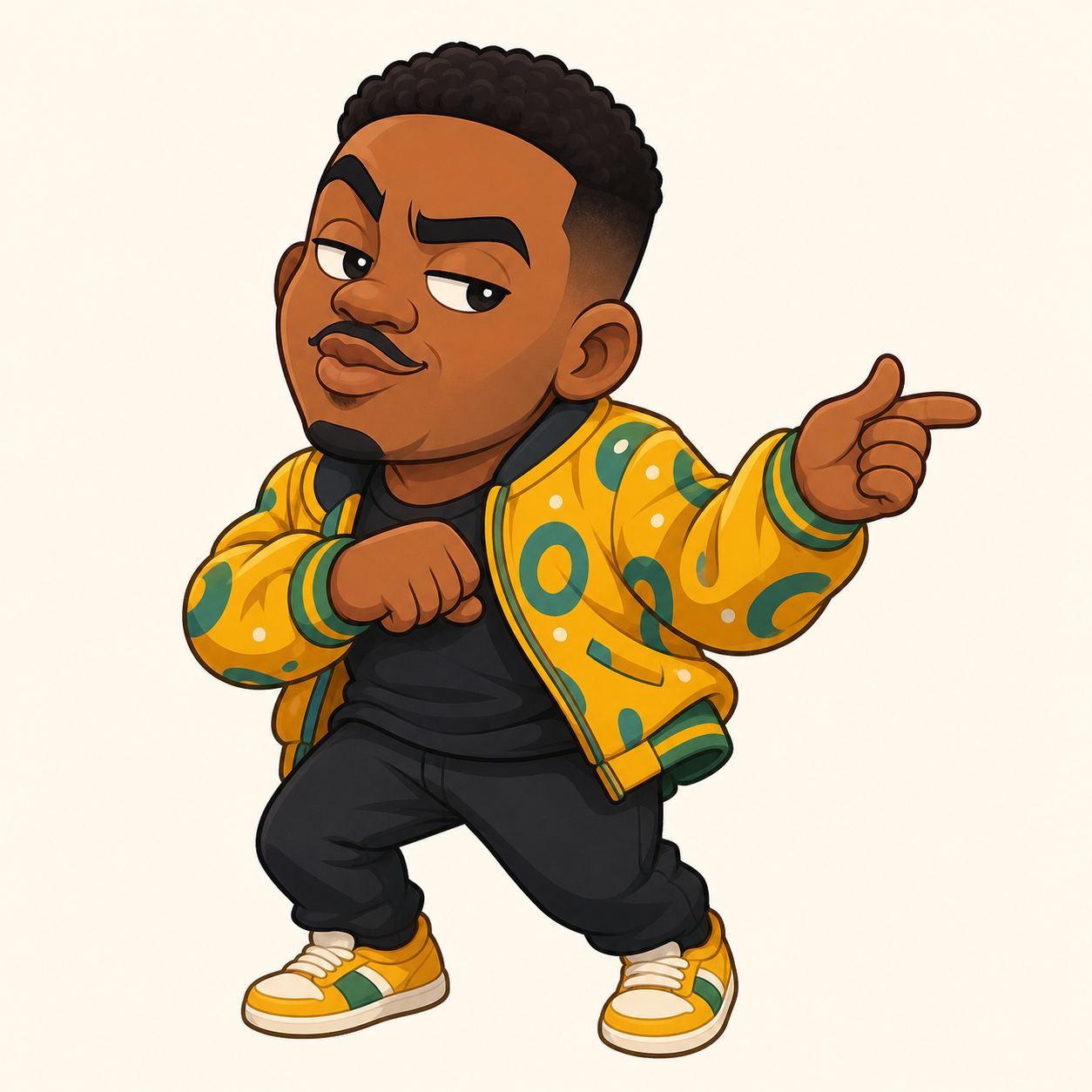 King Nasir Dance Sticker Pack 캐릭터 이미지
