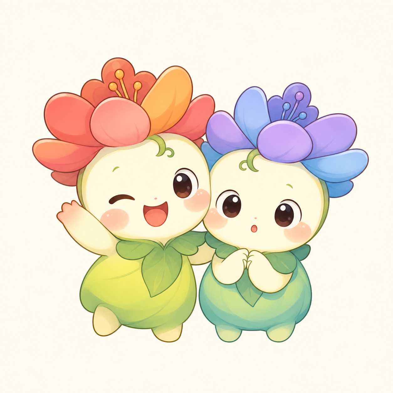 两朵花花怪角色图
