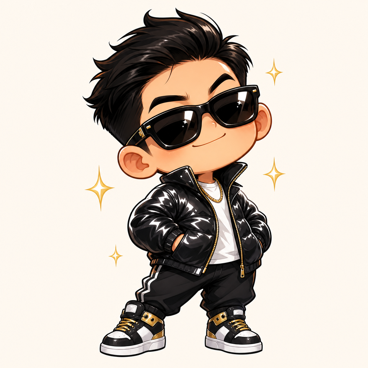 Aura Farming Sticker Pack character image