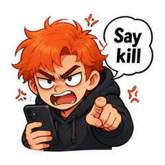 Say Kill Stickers #1
