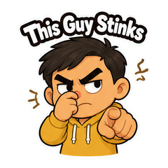 This Guy Stinks Meme Reaction Pack #1