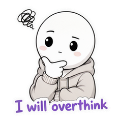 Today I Will Tiny Guy sticker 1