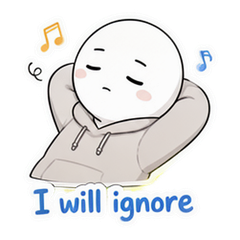 Today I Will Tiny Guy sticker 2