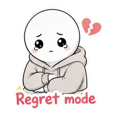 Today I Will Tiny Guy sticker 3
