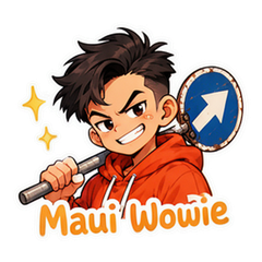 Maui Wowie Hangout sticker 1