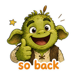 Shrek 5 Cartoon Sticker Pack #2