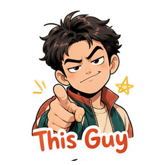 This Guy Reactions sticker 1