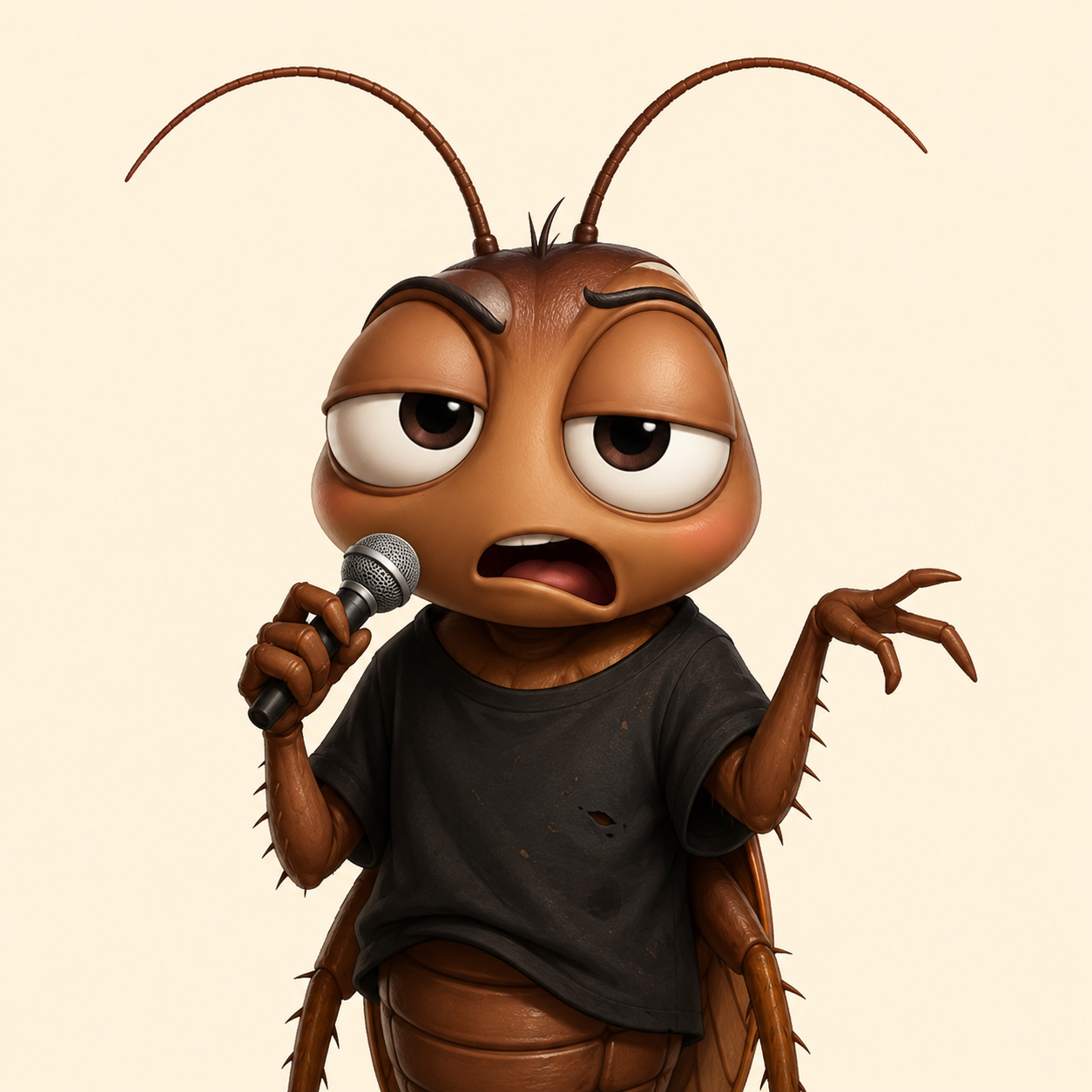 Parody Roach Reactions character image