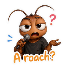 Parody Roach Reactions sticker 1