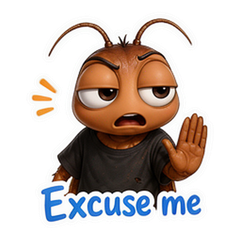 Parody Roach Reactions sticker 2