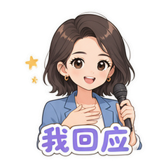 阿雅回应卡通表情包 #4