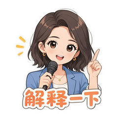 阿雅回应卡通表情包 #1